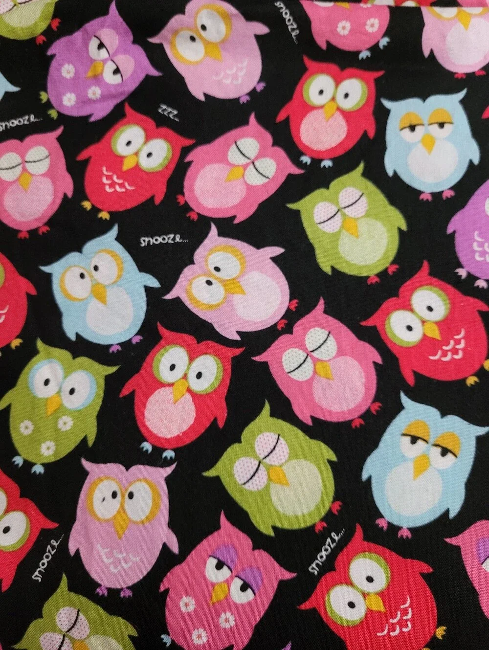 Brother Sister Design Studio Owl Print Sewing Fabric See Description (1507)
